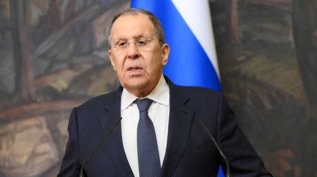 Russian Foreign Minister Sergey Lavrov.