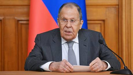 Russian Foreign Minister Sergey Lavrov.