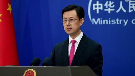 Chinese Foreign Ministry Spokesperson Guo Jiakun at a press briefing, September 4, 2025.