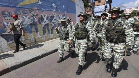 FILE PHOTO. Member of Venezuela's Bolivarian National Militia