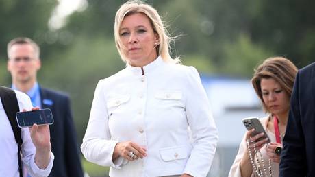 Russian Foreign Ministry spokeswoman Maria Zakharova.