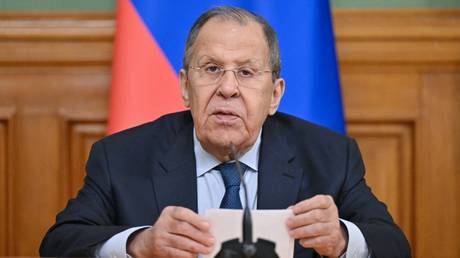 Russian Foreign Minister Sergey Lavrov.