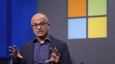 FILE PHOTO: Microsoft CEO Satya Nadella.