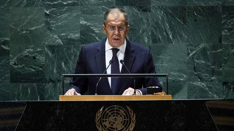 Russian Foreign Minister Sergey Lavrov.