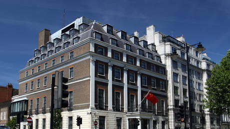 FILE PHOTO: The Chinese Embassy Building, London, UK.