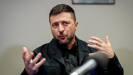 FILE PHOTO: Ukrainian leader Vladimir Zelensky, New York, US, September23,  2025.