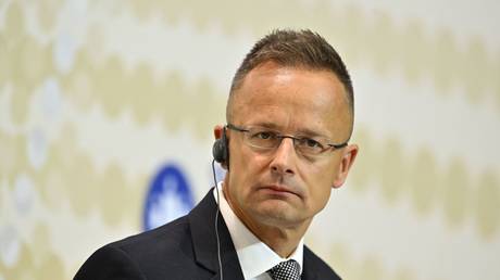 Hungarian Foreign Minister Peter Szijjarto.