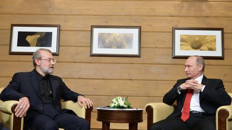 Vladimir Putin meets with Ali Larijani