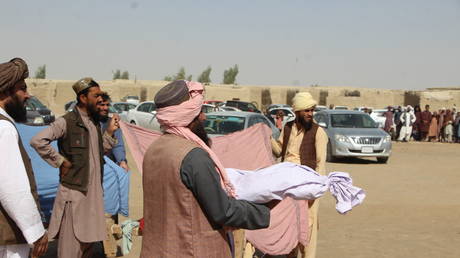 Funeral ceremony held following an airstrike carried out by Pakistan in Afghanistan, October 16, 2025.