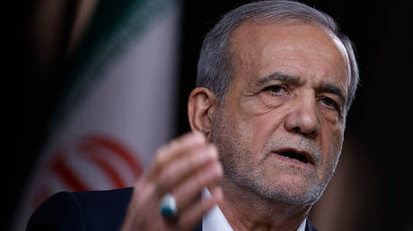 Iranian President Masoud Pezeshkian.