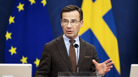 Swedish Prime Minister Ulf Kristersson