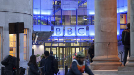 The BBC headquarters in London on November 10, 2025.