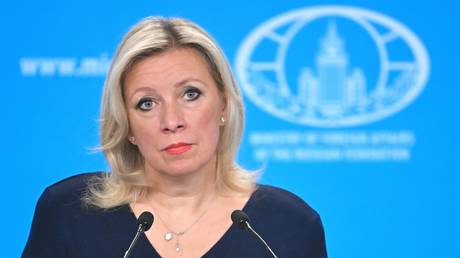 Russian Foreign Ministry spokeswoman Maria Zakharova.