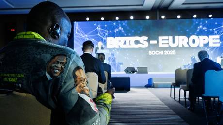 The BRICS‑Europe International Symposium, Sochi, Russia, 15 November 2025.