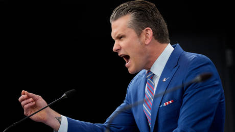 US Secretary of War Pete Hegseth.