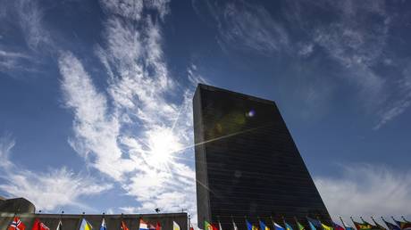 FILE PHOTO: The United Nations headquarters in New York City.