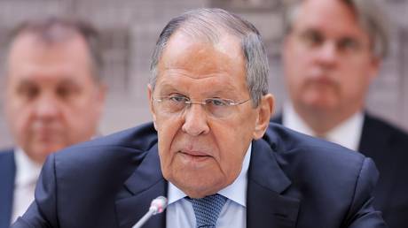 Russian Foreign Minister Sergey Lavrov.