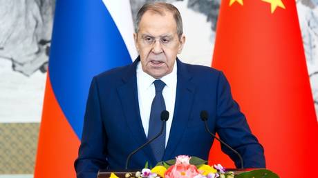 Russian Foreign Minister Sergey Lavrov.