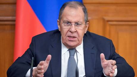 Russian Foreign Minister Sergey Lavrov.
