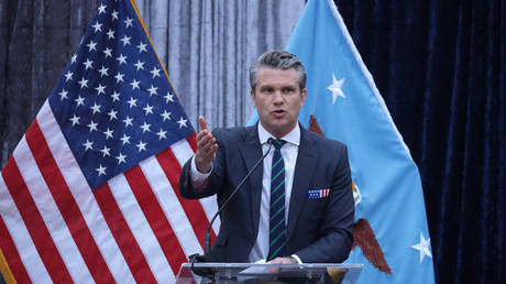 US Secretary of War Pete Hegseth.