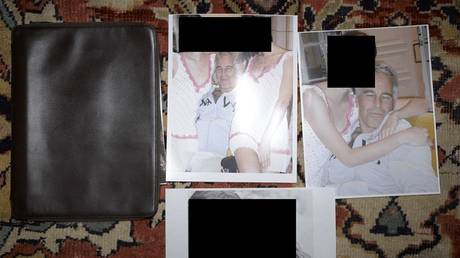 FILE PHOTO: Jeffrey Epstein in images released by the US State Department.